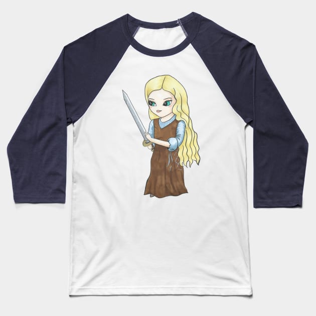 Eowyn Baseball T-Shirt by LivStark